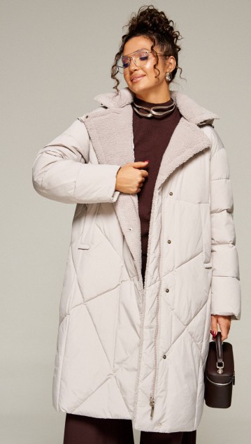 Beautiful&Free Пальто 8024 жемчуг фото 3