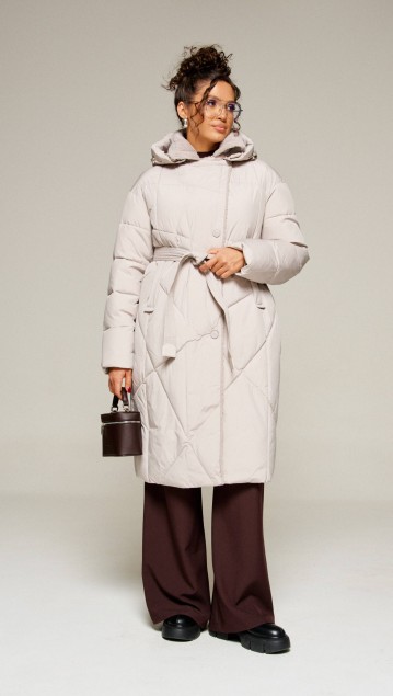 Beautiful&Free Пальто 8024 жемчуг 