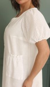 BegiModa Платье Платье 1006 молочный фото 3