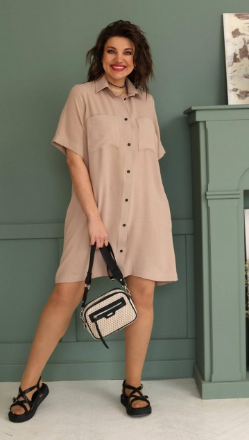 BegiModa Платье Платье 1007 кэмел 
