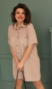 BegiModa Платье Платье 1007 кэмел фото 2