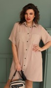BegiModa Платье Платье 1007 кэмел фото 3