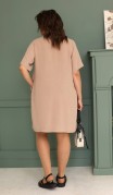 BegiModa Платье Платье 1007 кэмел фото 5