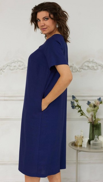 BegiModa Платье 1023 индиго фото 2