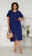 BegiModa Платье 1023 индиго фото 4