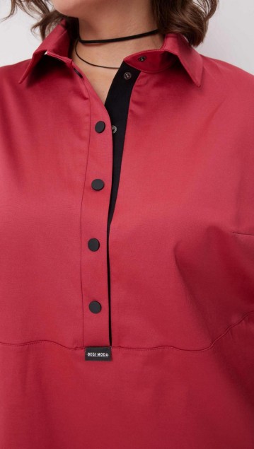 BegiModa Платье 1059 Гранат фото 4