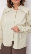 BegiModa Блузка 4135 зелёная дыня фото 2