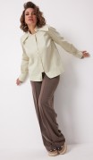 BegiModa Блузка 4135 зелёная дыня фото 4