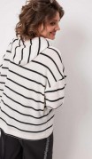 BegiModa Блузка 4137 Чёрно-белый фото 6