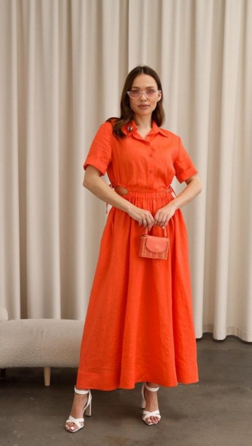 BUTER Платье 2397 Оранжевый фото 2