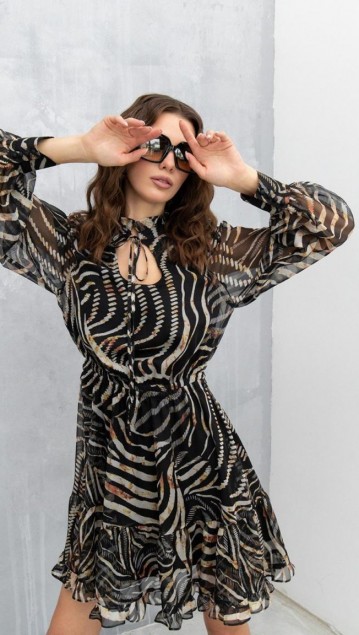 BUTER Платье 2553 Принт леопард фото 3