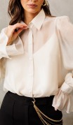 BUTER Блузка 3131 Сливочный фото 5