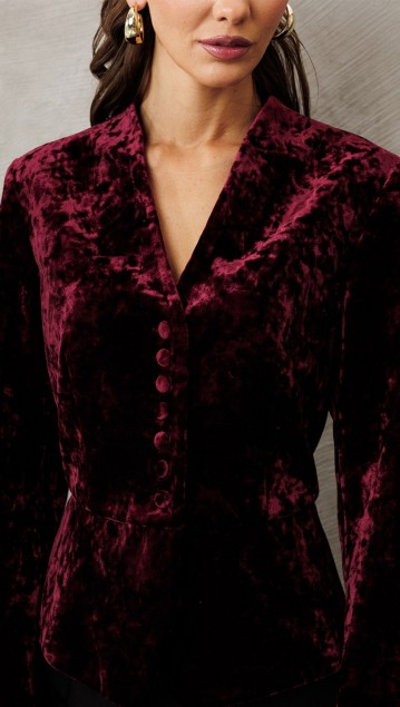 BUTER Жакет 3188  Бордовый фото 4