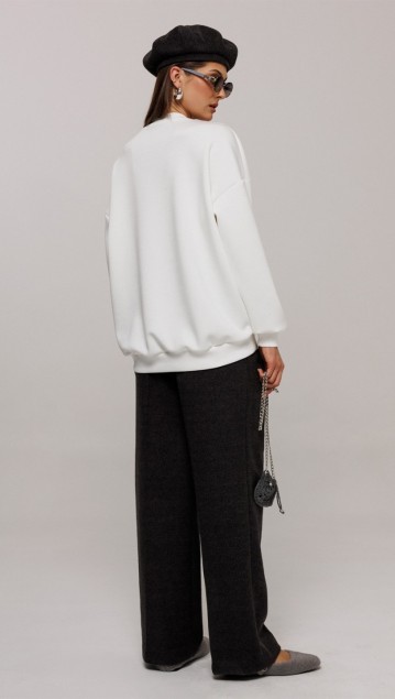 BUTER Джемпер 3213 Молочный фото 4