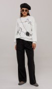 BUTER Джемпер 3213 Молочный фото 3