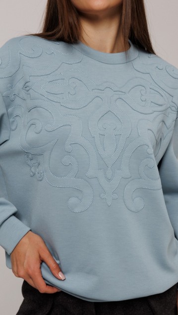 BUTER Джемпер 3214 Голубой фото 6