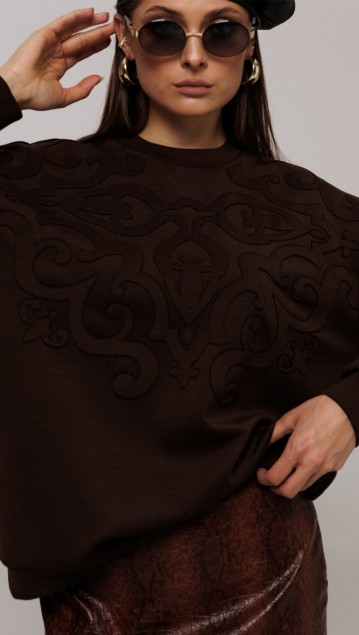 BUTER Джемпер 3214  Коричневый фото 2