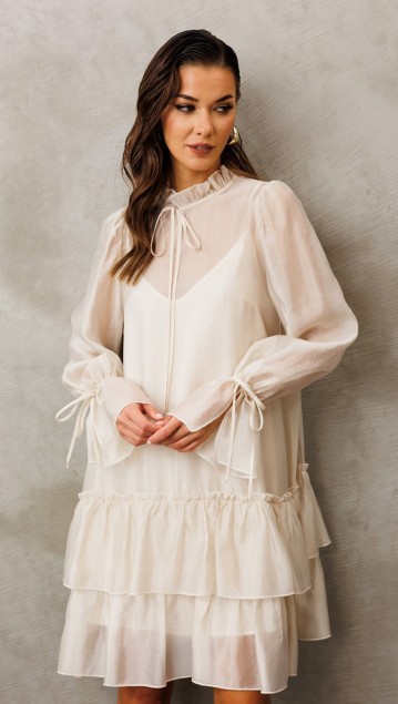 BUTER Платье 3226 Сливочный фото 4