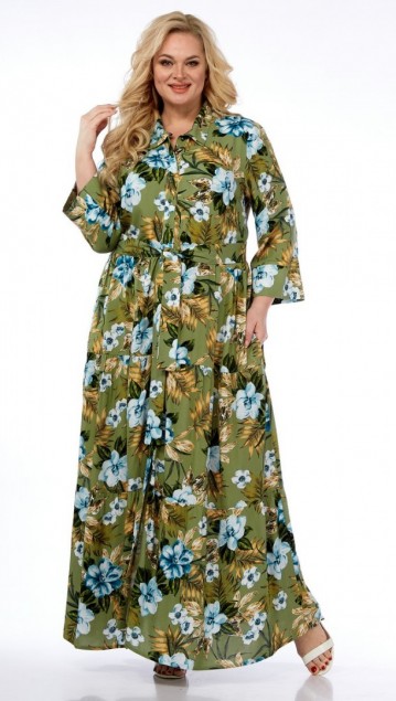 celentano Платье 5005-2 оливковый фото 5