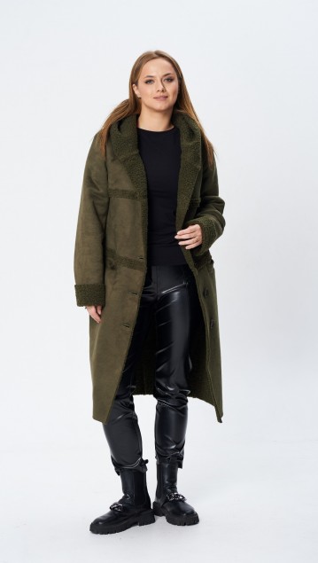 DIAMANT Пальто 1939 Олива фото 5