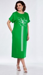  Платье 1952 Зелень