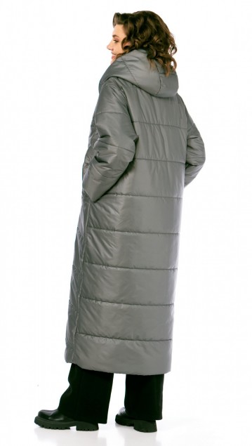 DIAMANT Пальто 2128 Серый фото 3