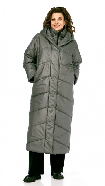 DIAMANT Пальто 2128 Серый 