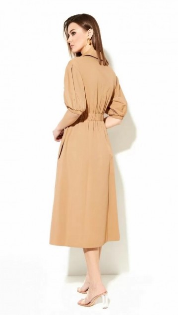 DiLiaFashion Платье 0619 Бежевый фото 2
