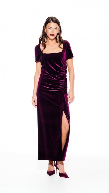 Elletto Платье 1109 Баклажан 