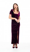 Elletto Платье 1109 Баклажан фото 5