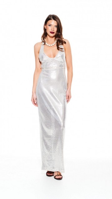 Elletto Платье 1115 Серебро фото 6