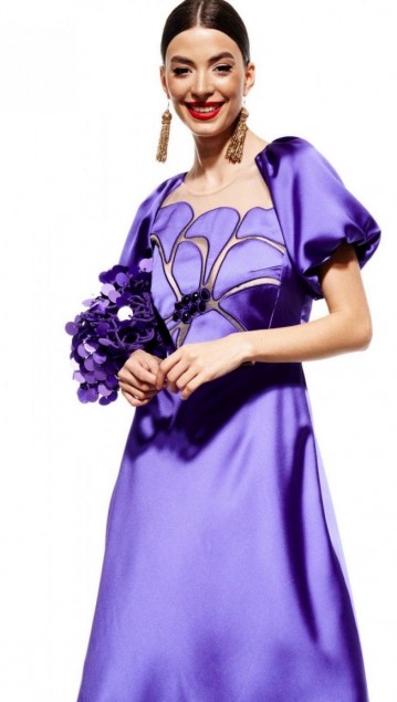 Elletto Платье 1975  Фиолетовый фото 4