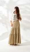 Elletto Юбка 2345 Олива фото 4