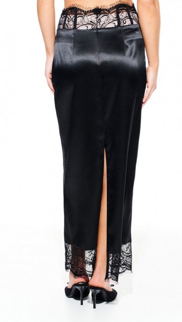 Elletto Юбка 2368 Черный фото 5