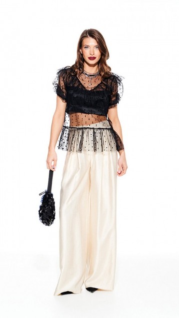 Elletto Брюки 2372 Сливочный фото 5