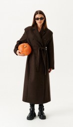  Пальто 3897 Коричневый