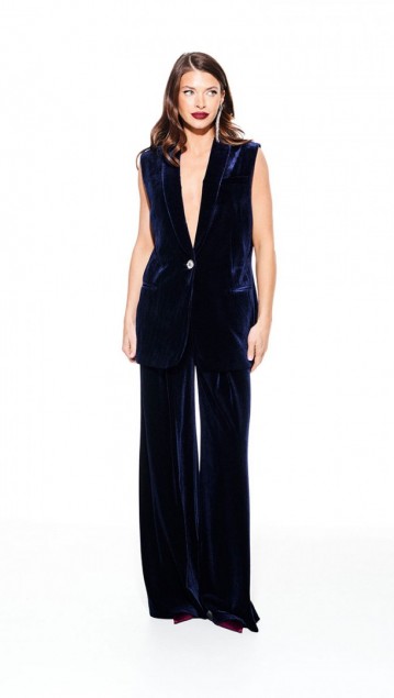 Elletto Жилет 3921 Синий фото 4