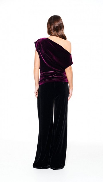 Elletto Блузка 3923 Баклажан фото 7