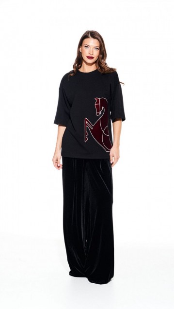 Elletto Джемпер 3937  Черный фото 3