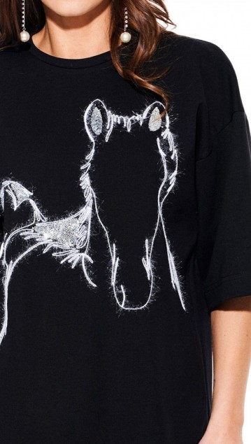 Elletto Джемпер 3938 Черный фото 6