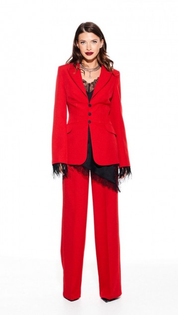 Elletto Костюм 5319 Красный 