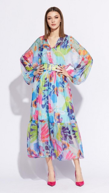 EOLA STYLE Платье 2206 Голубой 