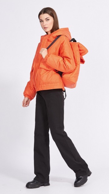EOLA STYLE Куртка 2351 Оранжевый фото 3