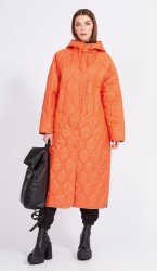  Пальто 2355 Оранжевый