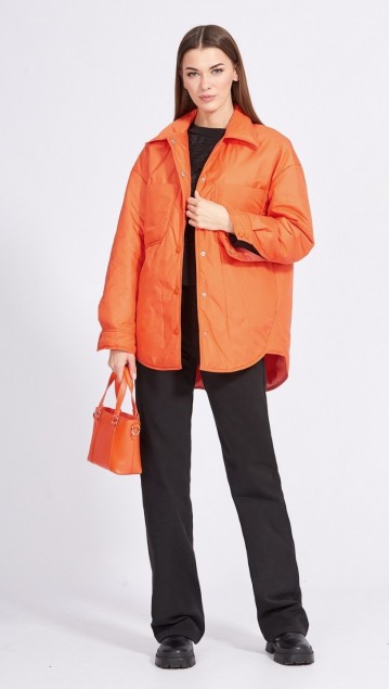 EOLA STYLE Куртка 2382  Оранжевый фото 2