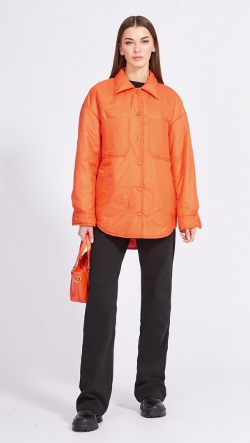 EOLA STYLE Куртка 2382  Оранжевый фото 3