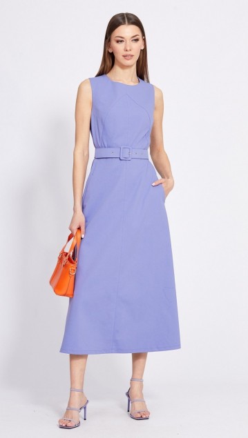 EOLA STYLE Платье 2418  Светлый фиолетовый 