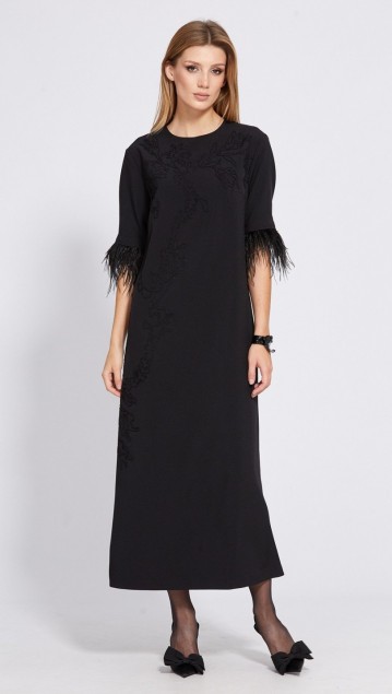 EOLA STYLE Платье 2536  Черный 