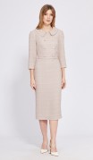 EOLA STYLE Платье 2551  Бежевый фото 3