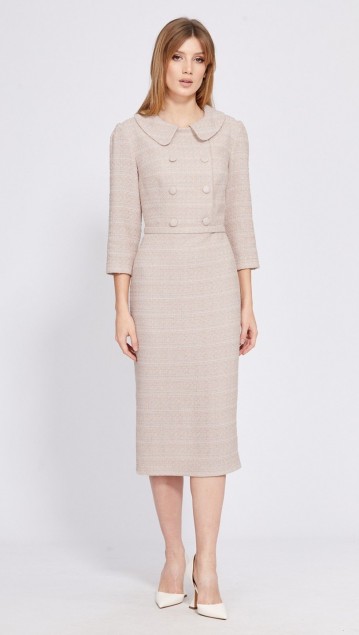 EOLA STYLE Платье 2551  Бежевый 